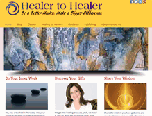 Tablet Screenshot of healertohealer.com